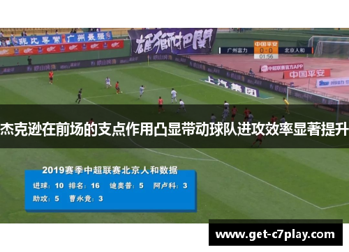 杰克逊在前场的支点作用凸显带动球队进攻效率显著提升 杰克逊在前场的支点作用凸显带动球队进攻效率显著提升